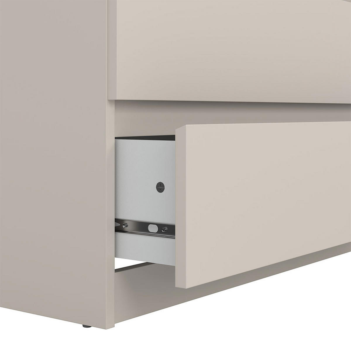 KOMMODE, Naia, Eiche, Holzwerkstoff, 77 x 50 x 112 cm - Eichefarben, Holzwerkstoff (77/112/50cm) - ebuy24
