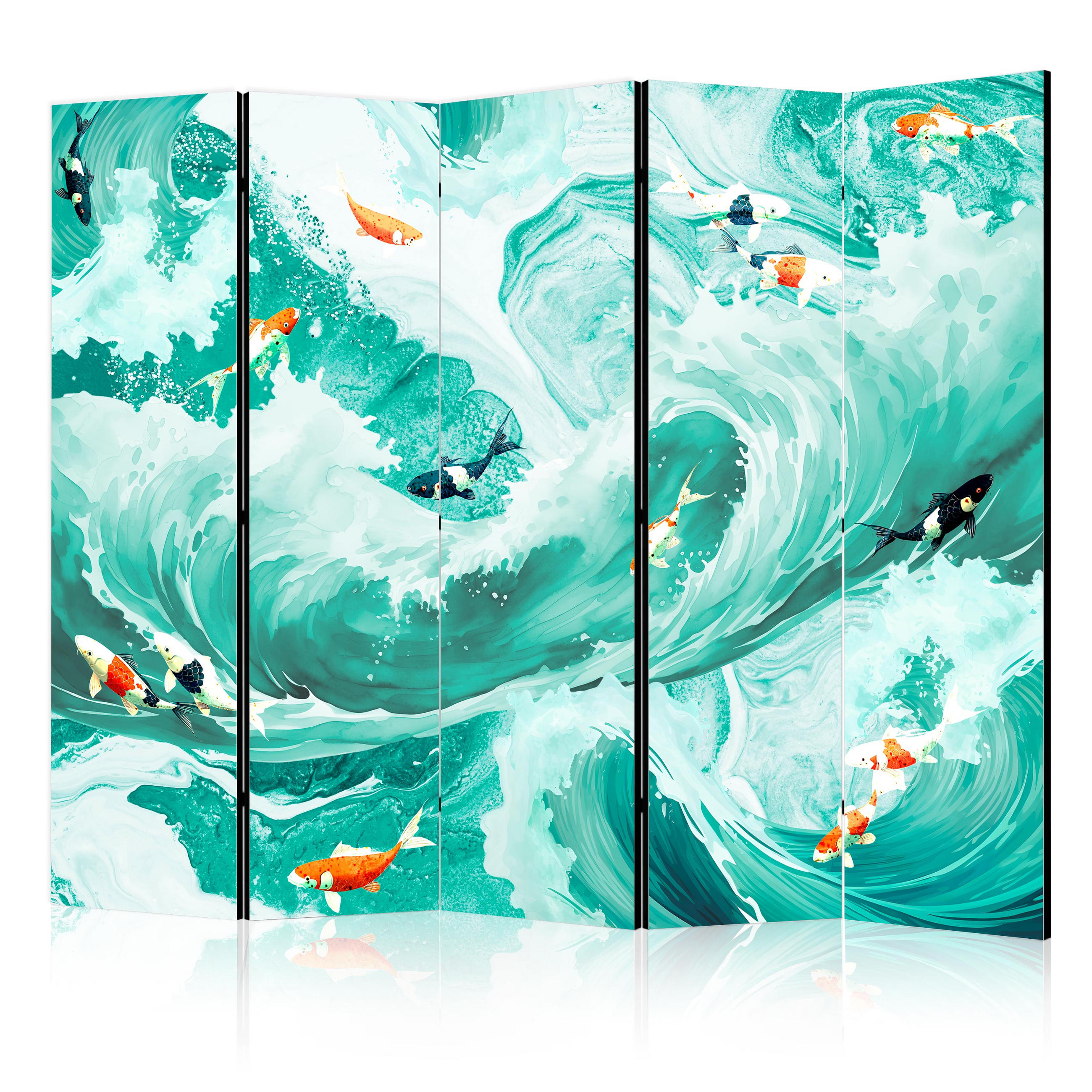 Muralo Paravent Blau 225x172x3 cm