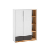 BÜCHERREGAL Ronan Weiß - Weiß, Holzwerkstoff (101/140/40cm) - Petits-meubles