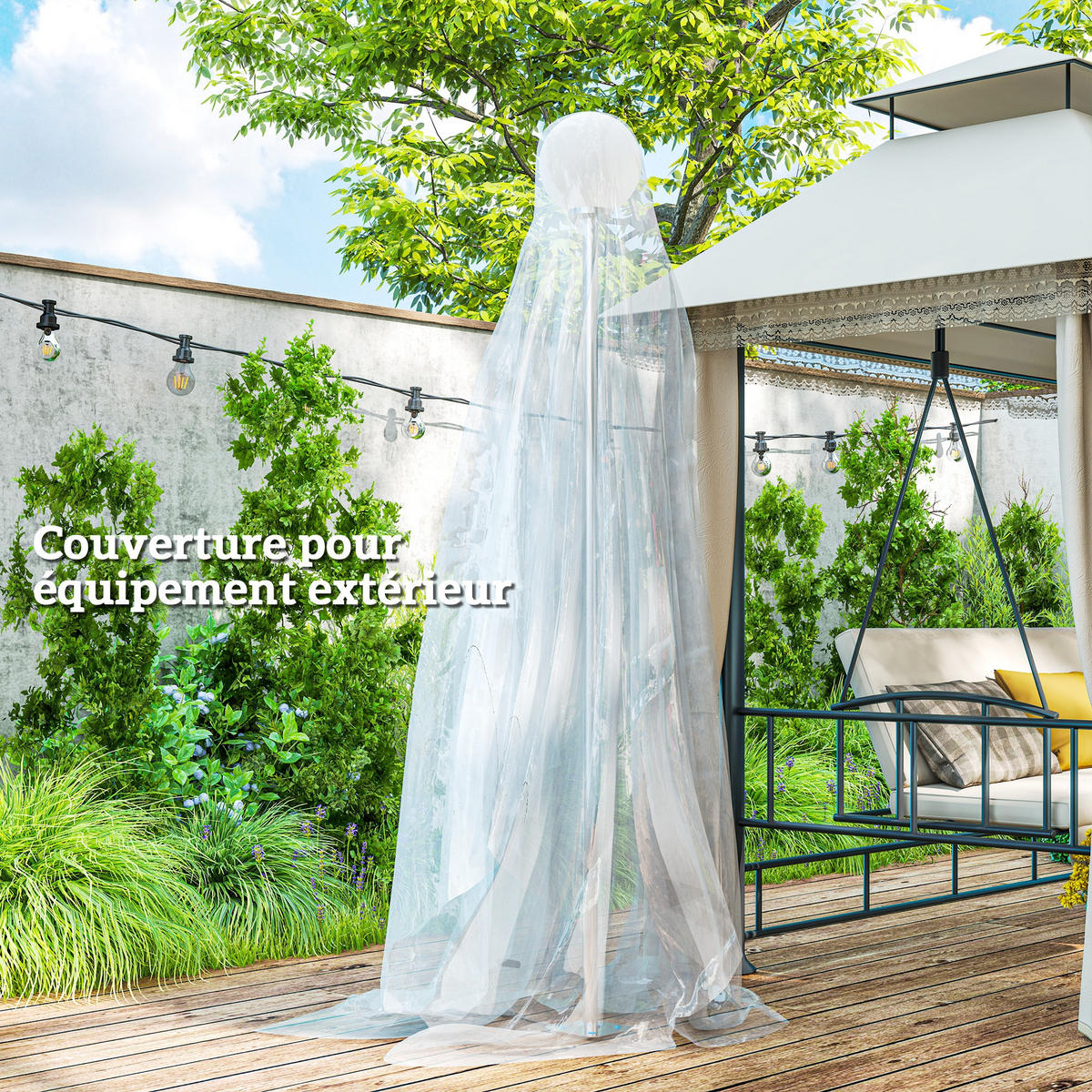 GEWÄCHSHAUS-FOLIE DE-12013 6/10 m UV-beständig & wasserdicht Transparent - Transparent, Kunststoff (600/1000cm) - ComfortXL