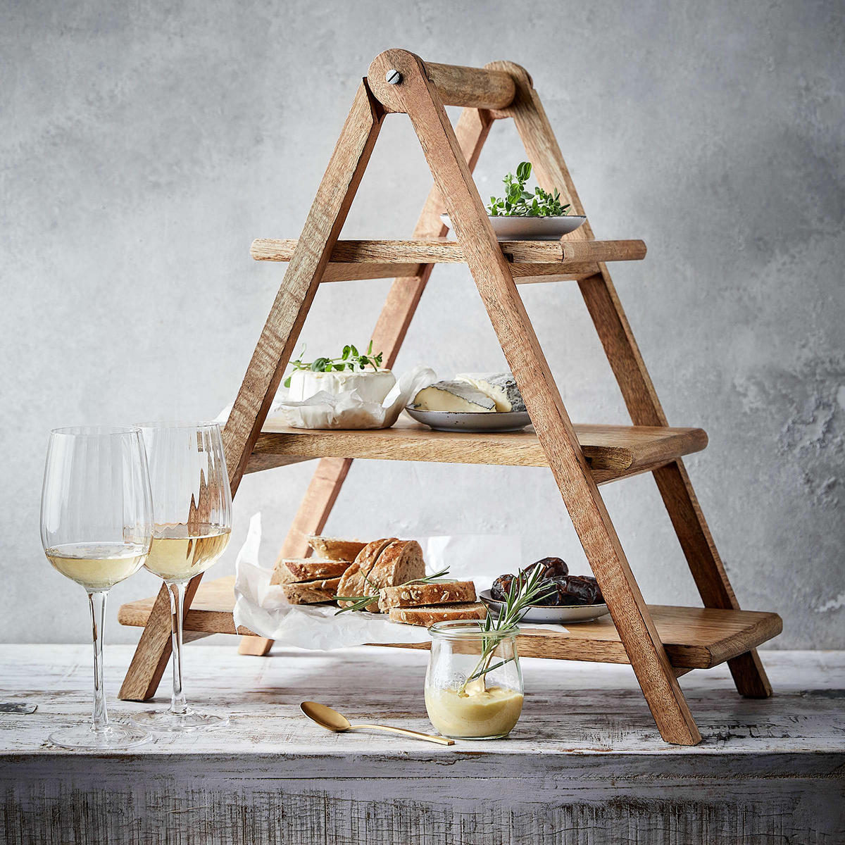ETAGERE Mango Days - Braun, Holz (22/48cm) - BUTLERS