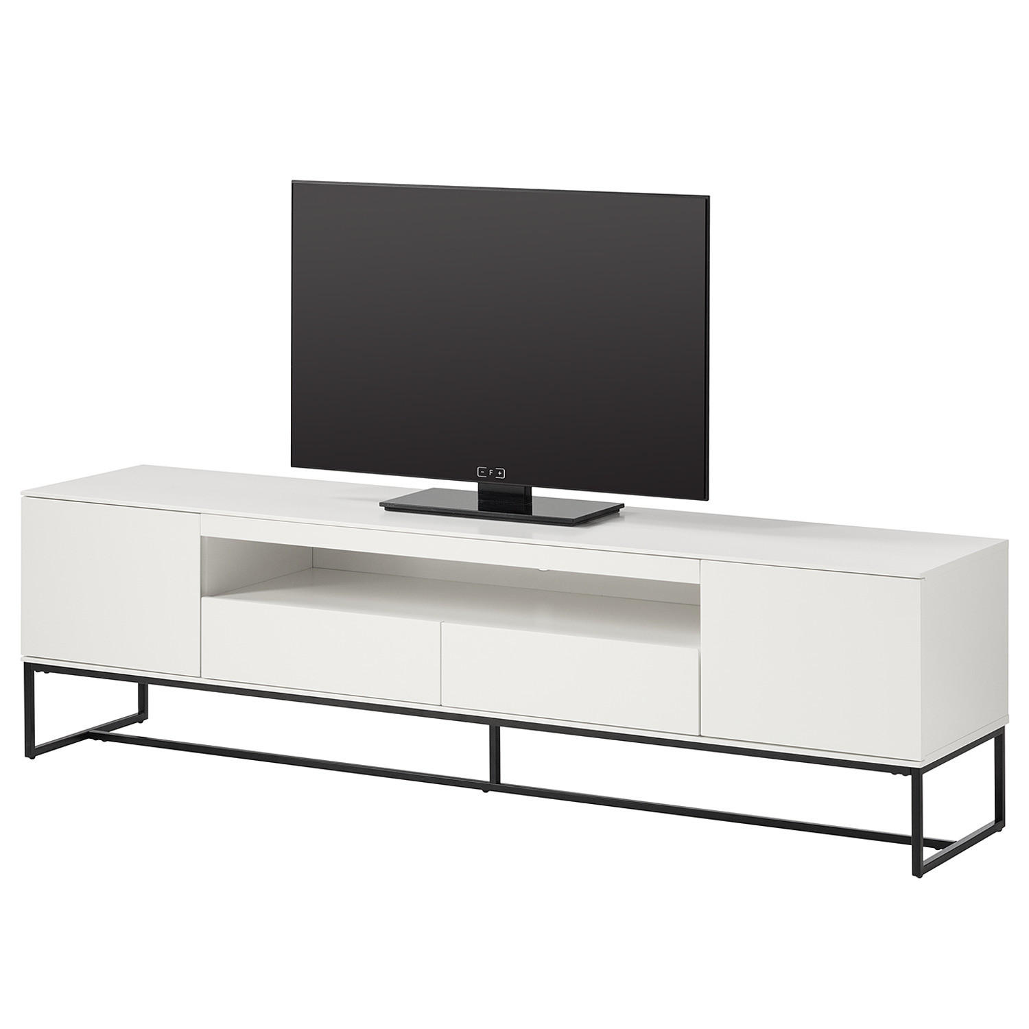 TV-LOWBOARD - Weiß, Holzwerkstoff/Metall (182/50/40cm) - home24
