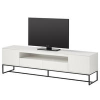 TV-LOWBOARD - Weiß, Holzwerkstoff/Metall (182/50/40cm) - home24