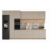 KÜCHENZEILE 400 cm - Nexa K18-G400 - in Beige / Matt - Beige, Holz (400/248/58cm) - ROYAL24_MARKT