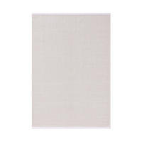 BAUMWOLLTEPPICH Ron handgewebt 60x120 cm - Weiß, Naturmaterialien/Textil (60/120cm) - benuta