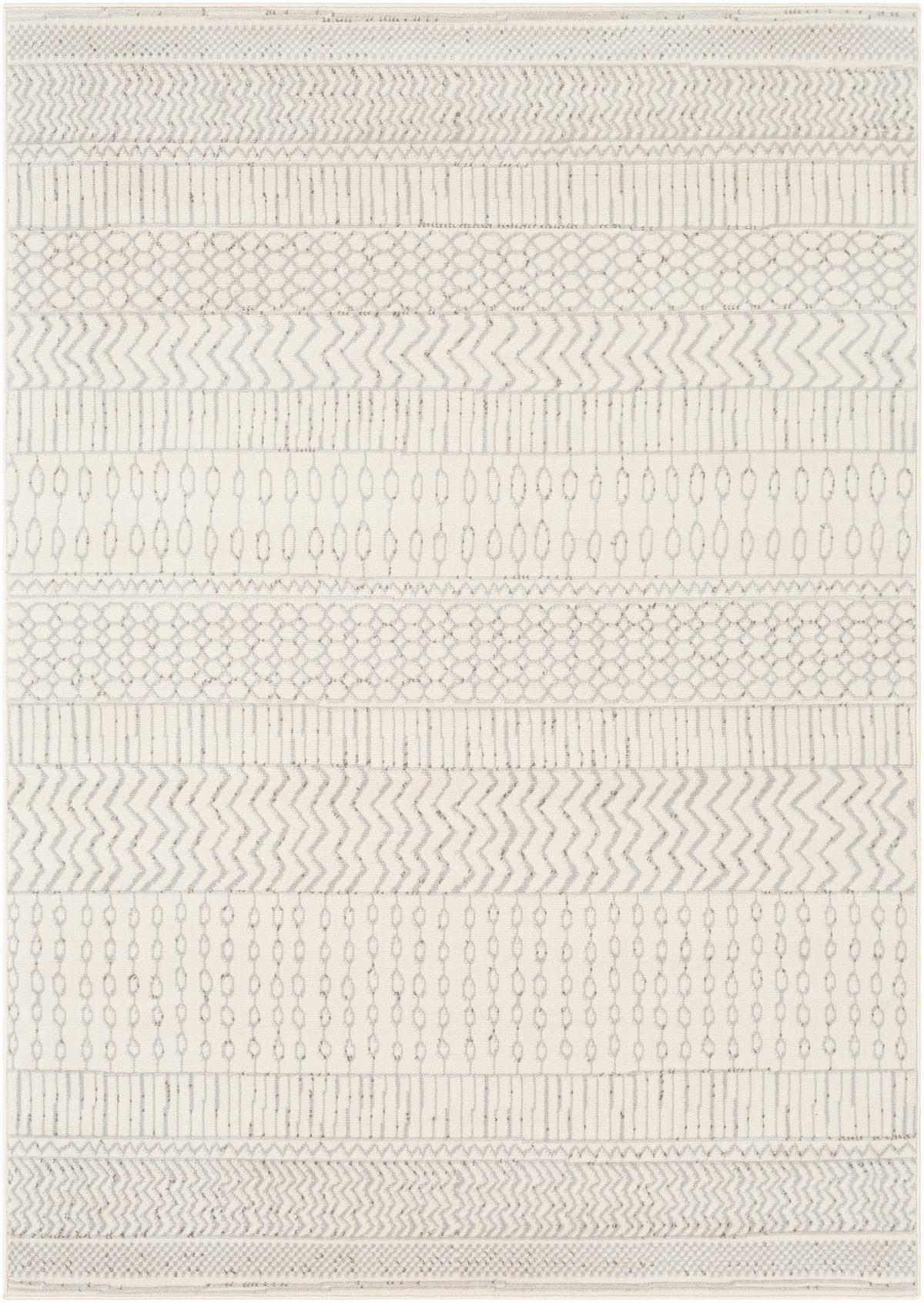 KURZFLORTEPPICH 200/275 cm Grau - Weiß, Naturmaterialien/Textil (200/275cm) - LIVABLISS