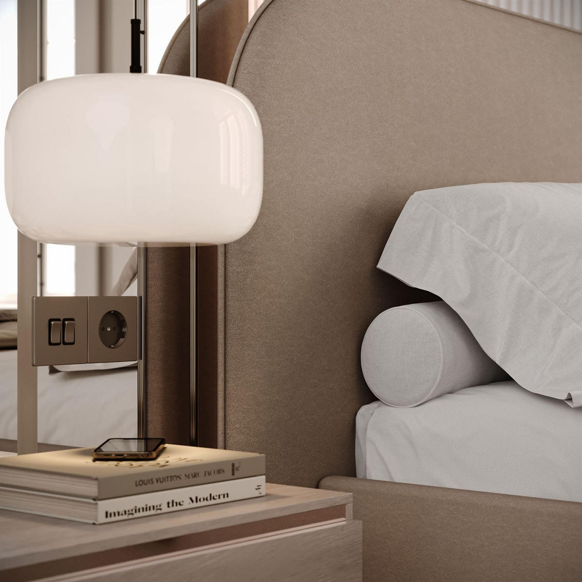 POLSTERBETT OLIMPIA mit Bettkasten 120x200, Castel 15 - Beige, Textil (120/200cm) - Lookway