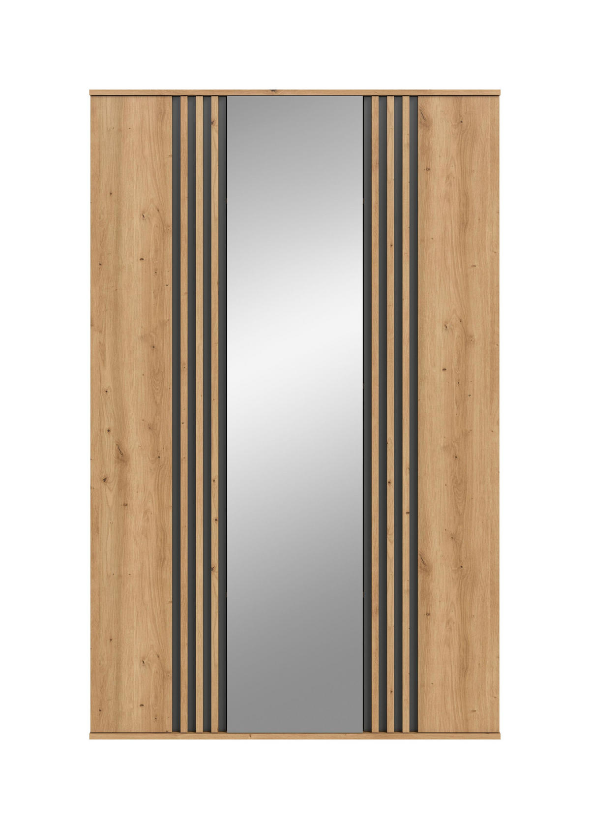 KLEIDERSCHRANK 3-türig TOFTA (B/H/T: ca. 120/192/56 cm) in Artisan Eiche Nachbildung/Artisan Eiche Nachbildung - Eiche Artisan, Holzwerkstoff (120/192/56cm)