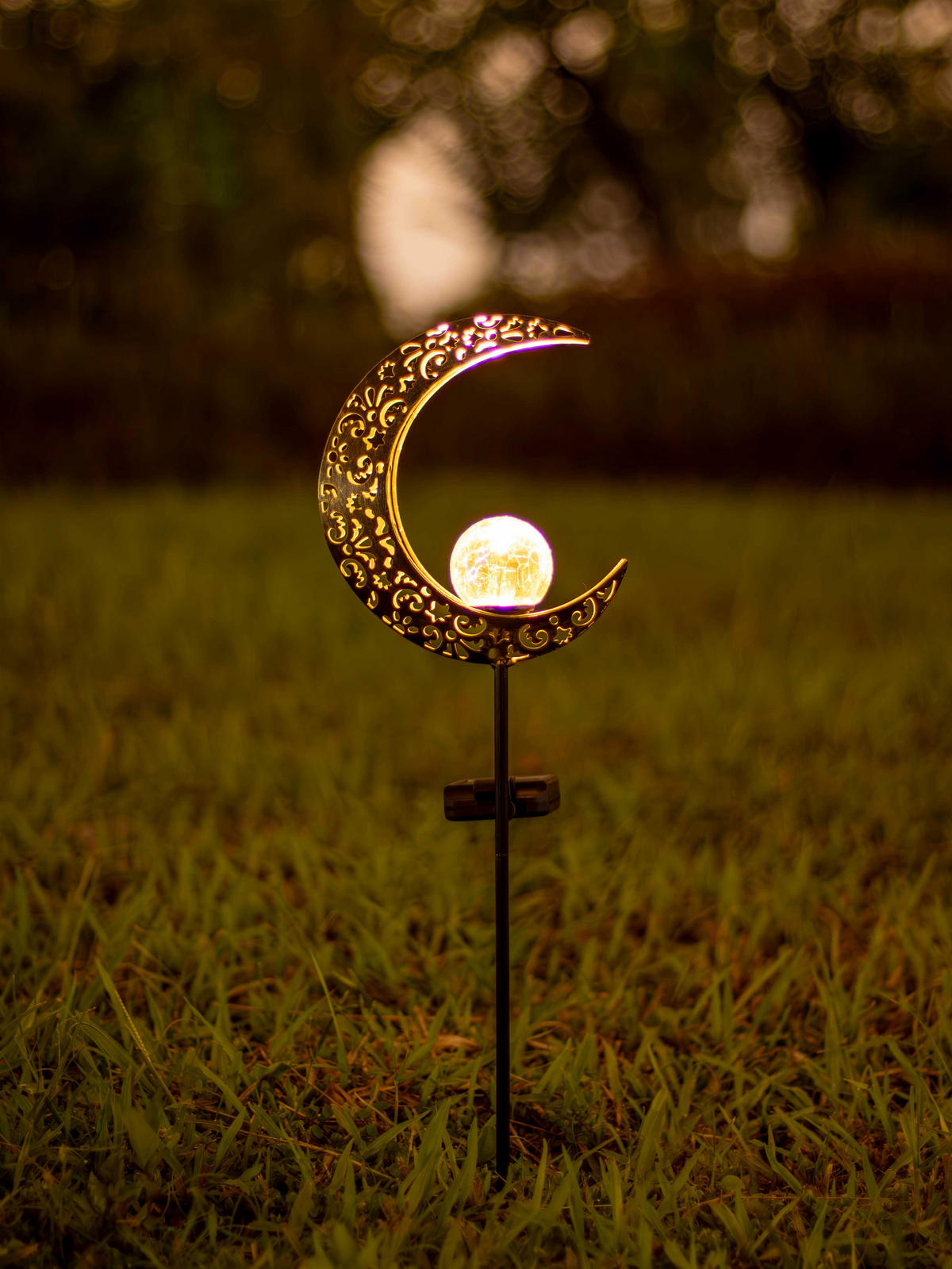 LED-SOLAR-GARTENSTECKER - mit Dämmerungssensor und wetterfestem Design für stilvolle Außenbeleuchtung, 1er-Set - Weiß, Kunststoff (3/20/90cm) - Northpoint