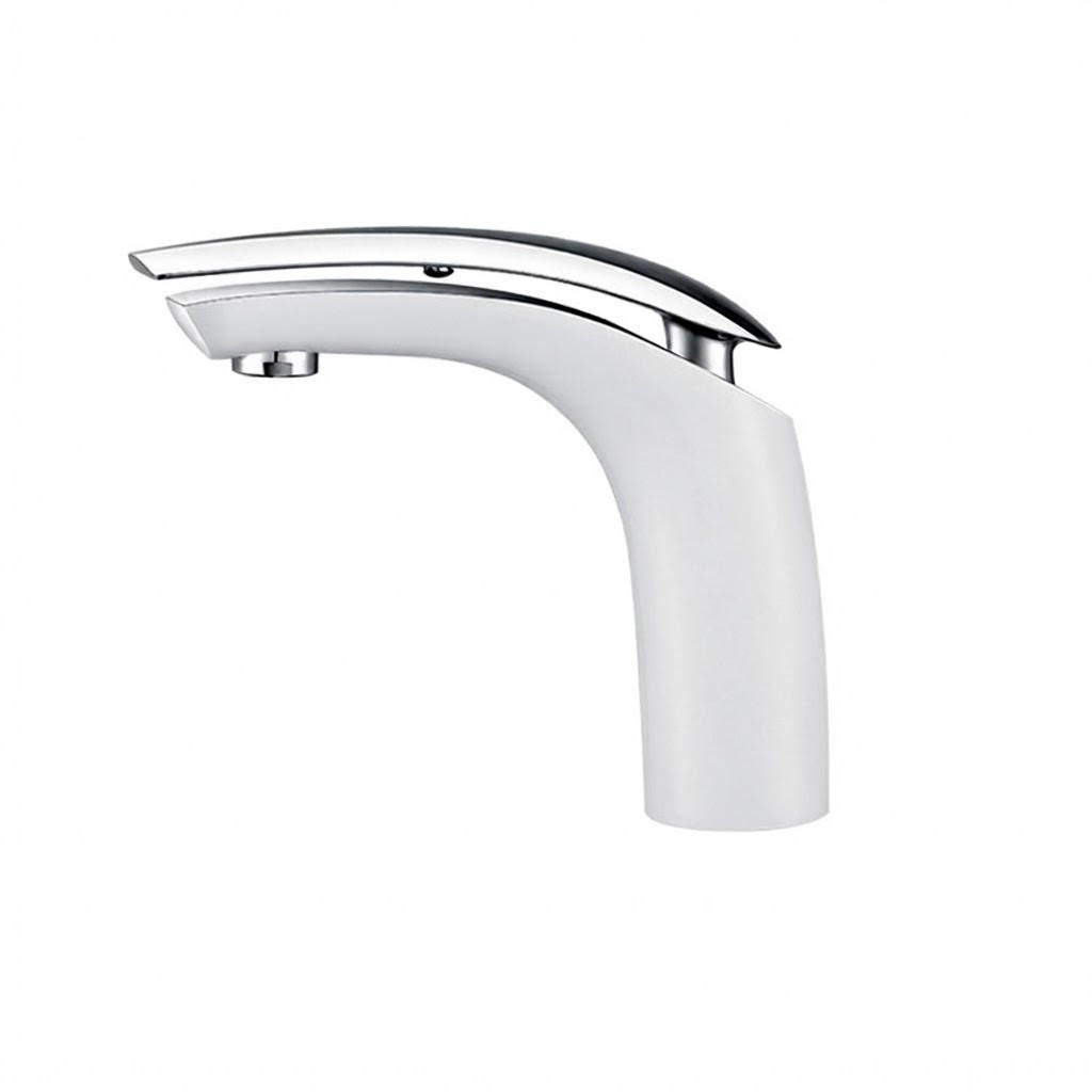 BADEZIMMERARMATUR, 16,6 x 13,3 cm, weiß - Weiß, Metall (30.5/7.5/21.5cm) - Vallsero