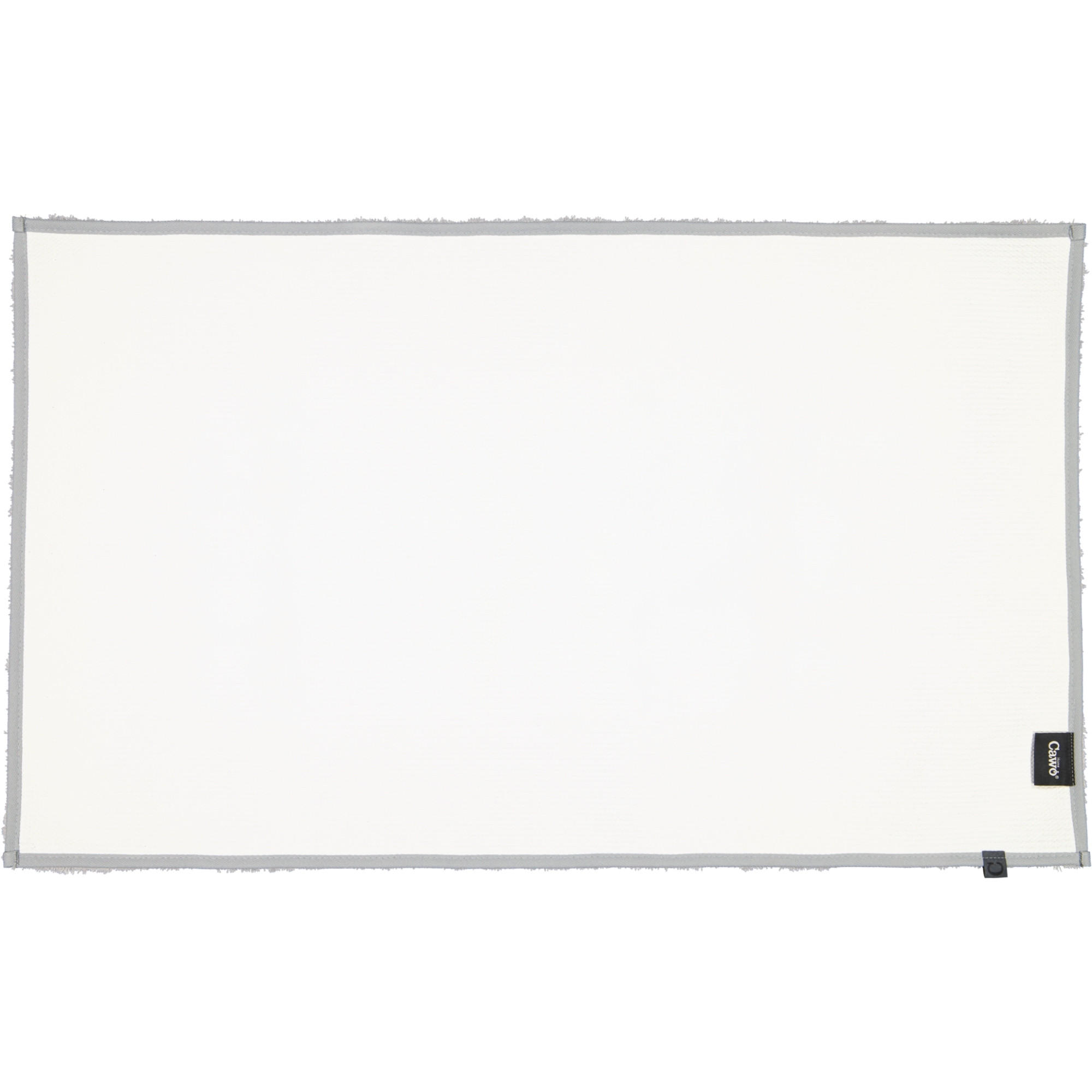 BADTEPPICHE SOLID 1009 PLATIN - 705 - Grau, Textil (60/100cm) - Cawoe