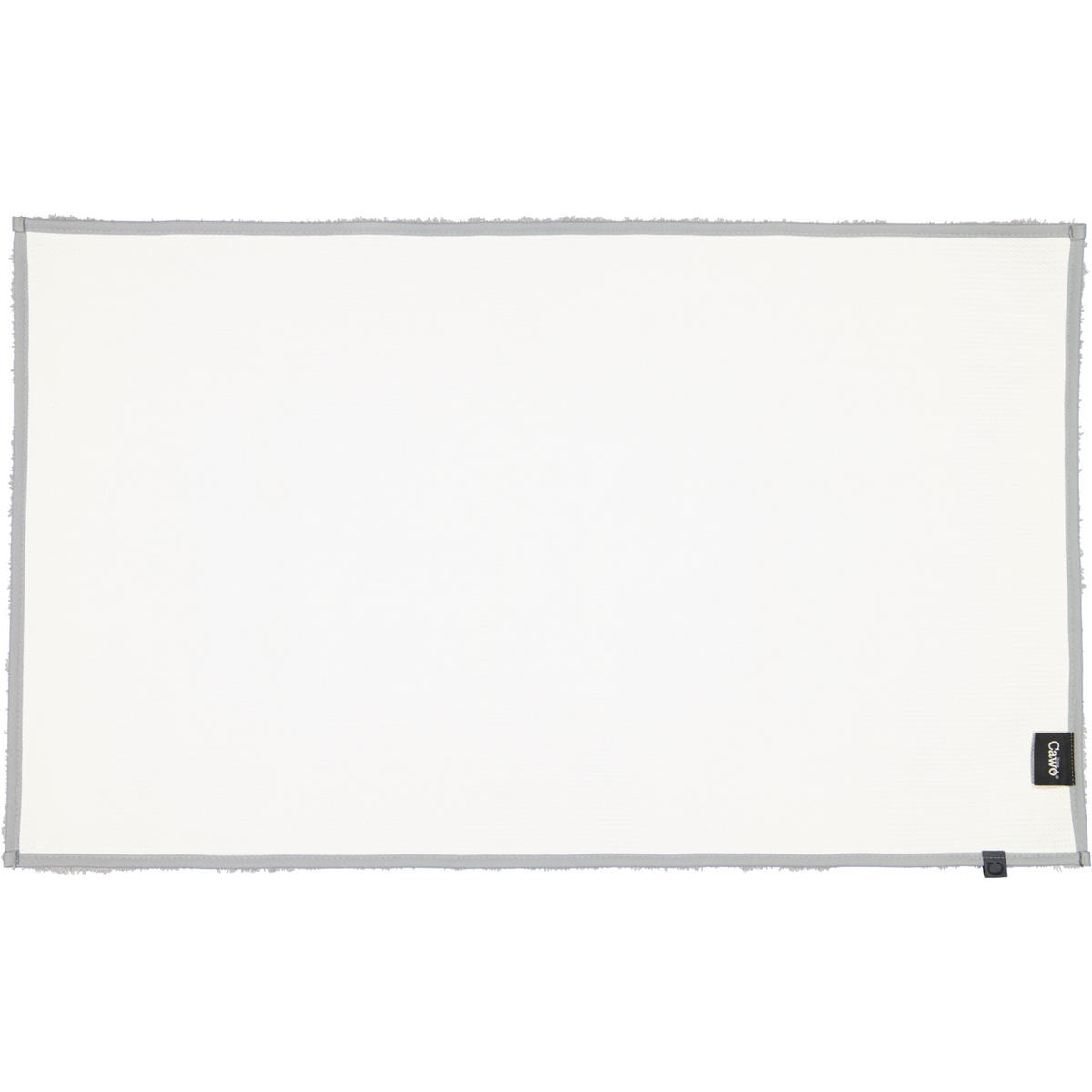 BADTEPPICHE SOLID 1009 PLATIN - 705 - Grau, Textil (60/100cm) - Cawoe