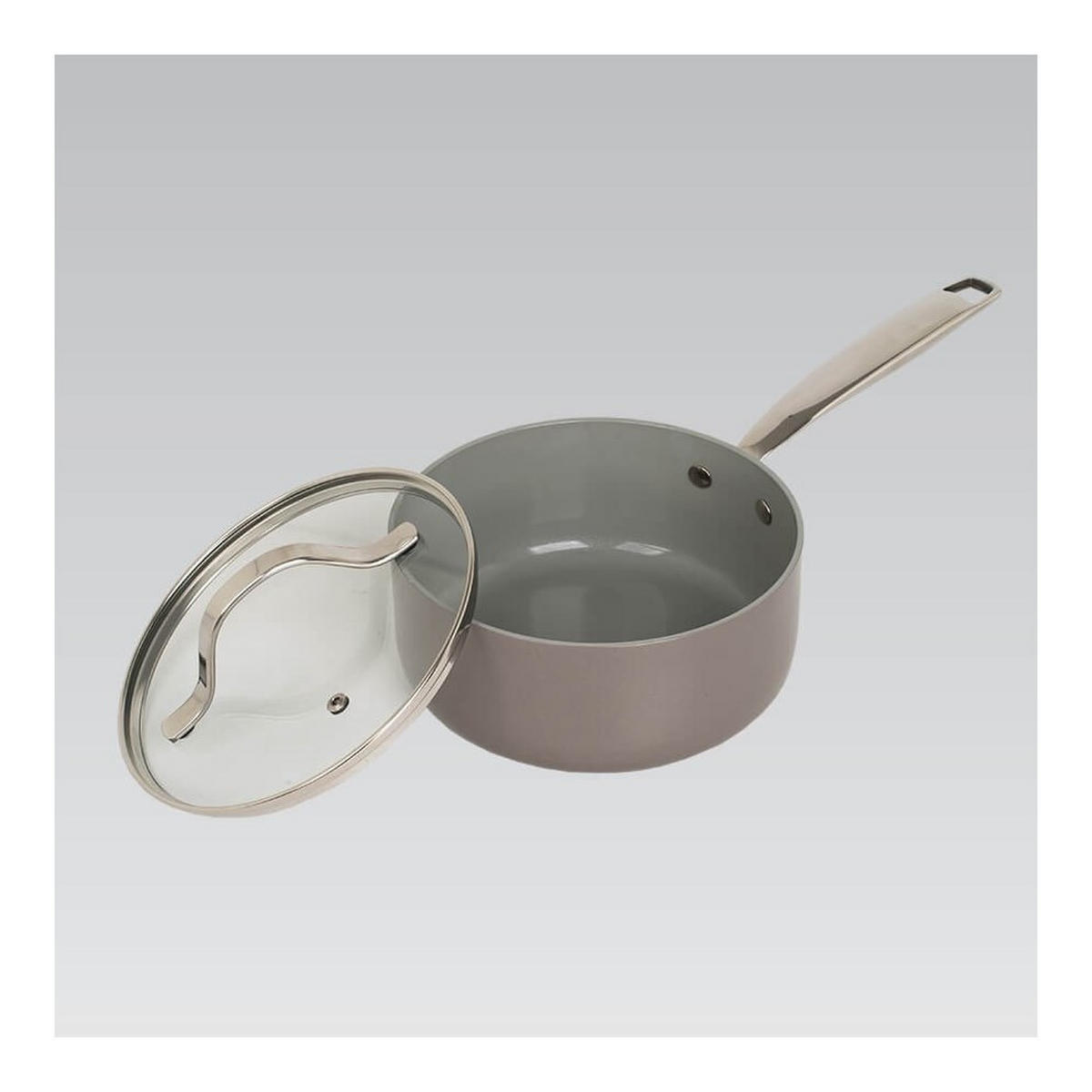 STIELTOPF Grau 35/18/9 cm MR400918S - Grau, Metall (18cm) - Maestro 