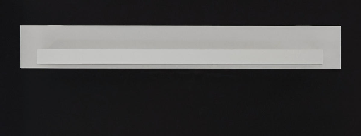 WANDBOARD weiß Hochglanz, Wandregal 150 x 20 cm - Weiß Hochglanz, Holzwerkstoff (150/20/18cm) - Furn.Design