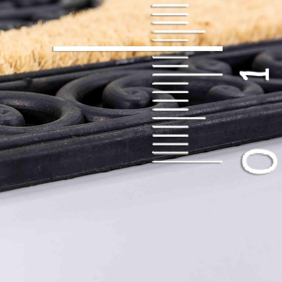 FUSSMATTE FÜR INNEN & AUßEN COCO TWIN - Creme, Textil (45/75cm) - Astra