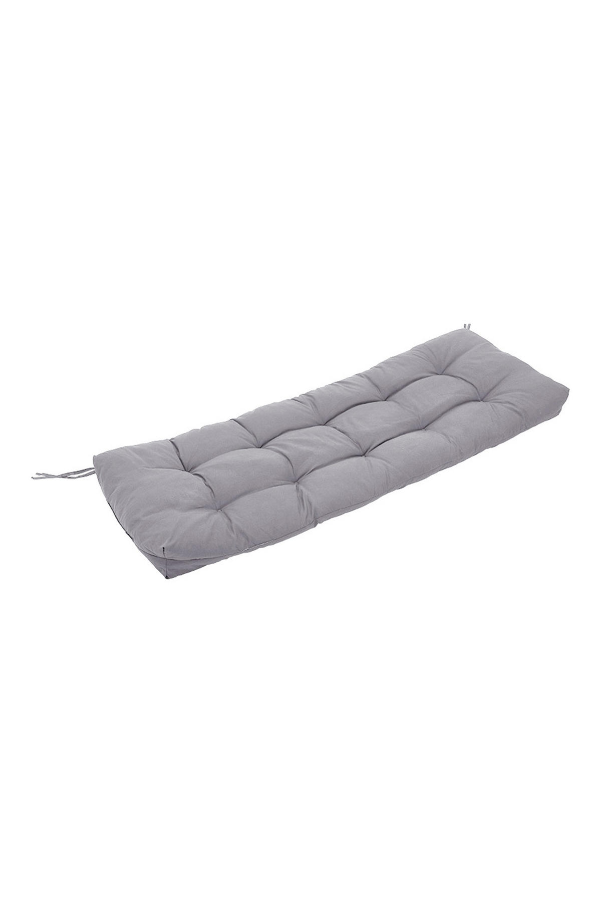 SITZKISSEN für Gartenbänke aus Polyester PP-Baumwolle in Hellgrau Leicht und tragbar 120 cm B x 50 cm T - Grau, Textil (50/40/120cm) - Livingandhome