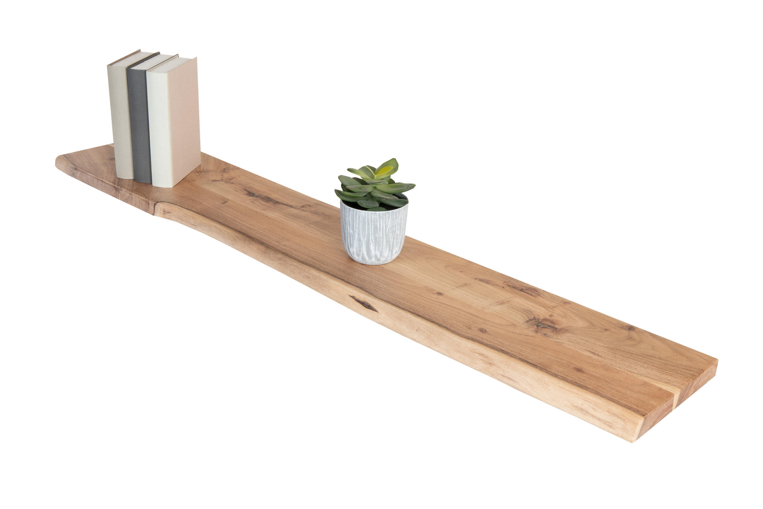 WANDREGAL AMANDA - Beige/Naturfarben, Holz (130/3/20cm) - SAM