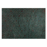 FOTOTAPETE 208x146 cm - Geometrisches Muster - Braun, Textil (208/146cm) - Wallfluent
