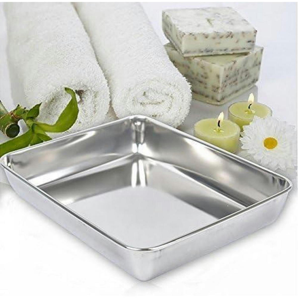 BACKBLECH Edelstahl 24.9 x 30 cm - Silberfarben, Metall (25/6/30cm)