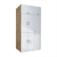 WASCHMASCHINENSCHRANK DORA-II 115cm Breit, 230cm Hoch - Eiche Bianco, Holzwerkstoff (115/230/73.8cm)