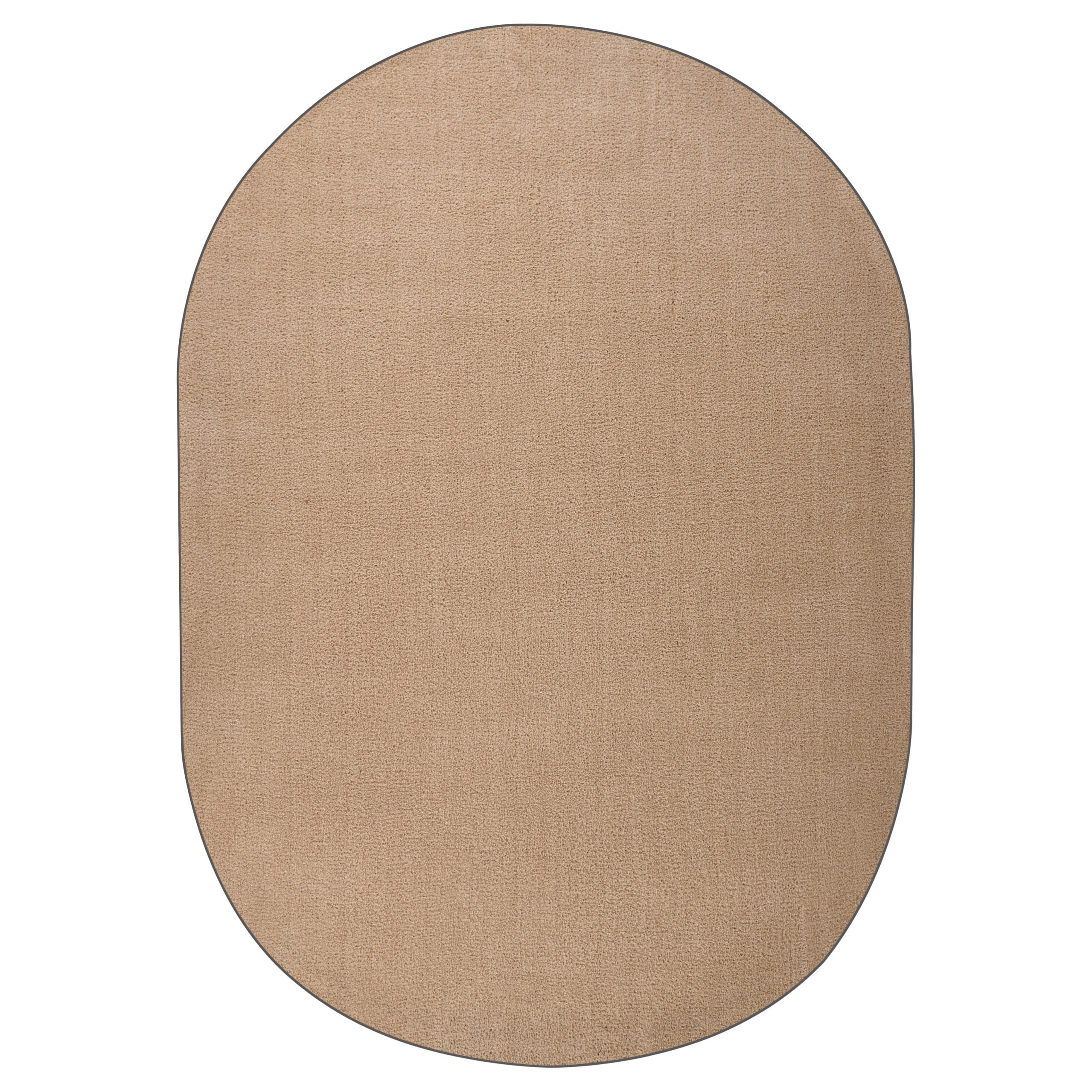 SHAGGY-TEPPICH Sandbeige 160/230 cm Demre - Sandfarben/Beige, Textil (160/230cm) - Beliani