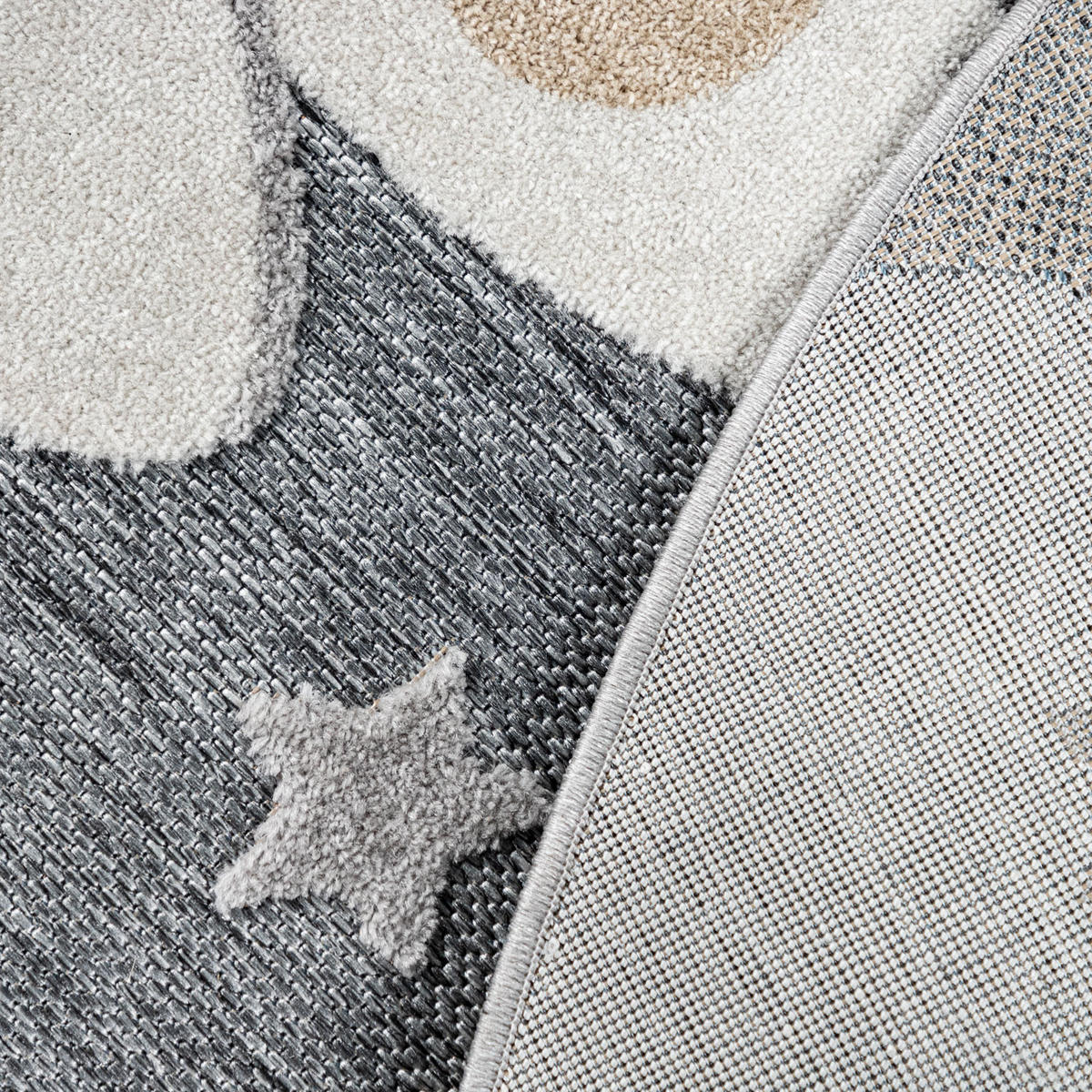 KINDERTEPPICH 200/200 cm Tweet 465 - Grau, Textil (200/200cm) - Paco Home