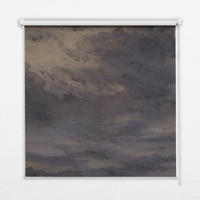 VNÚTORNÁ roleta - okenná roleta - roleta - 130x140 cm - Maľovaná obloha - modrá, plast (130/140/0.5cm) - TULUP