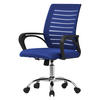 SCHREIBTISCHSTUHL Classic blau - Blau, Metall (54/99/59cm) - ML-DESIGN