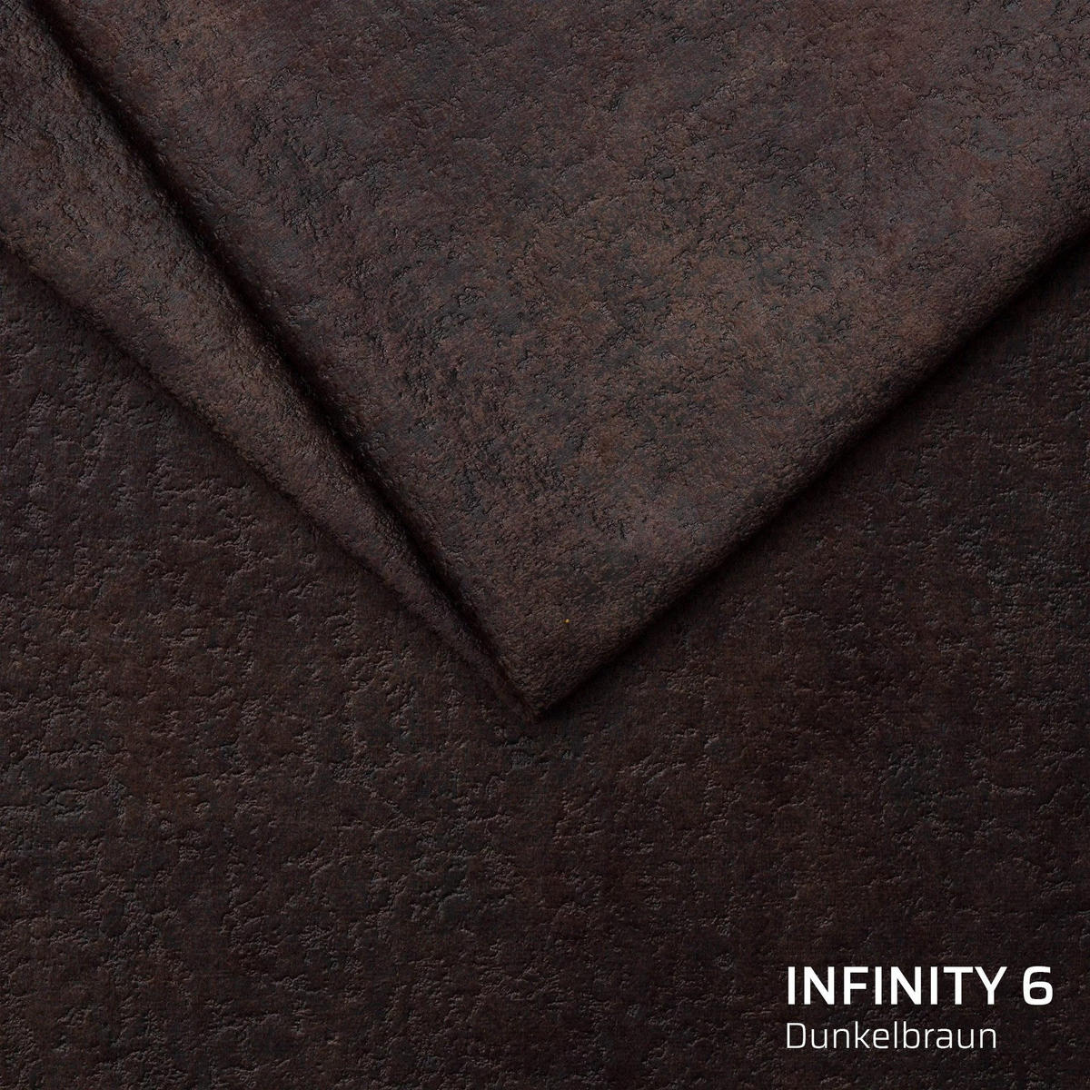 ECKSOFA Pudding Maxi mit Schlaffunktion und Bettkasten - Dunkelbraun, Textil (203/350cm) - Muffo