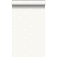 TAPETE Herzchen 53 cm x 10.05 m - Grau, Papier (53/0.1cm) - Origin Wallcoverings