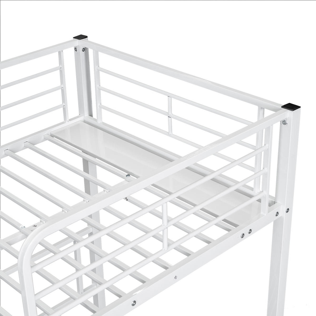 DREIFACH-ETAGENBETT Metall Weiß 90/200 cm 3er-Set - Weiß, Metall (90/200cm) - ComfortXL