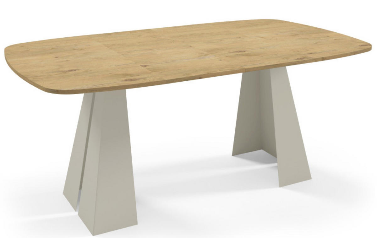 TISCH Schwarz Figo Ausziehbar - Schwarz, Holzwerkstoff (120/120/76cm) - Sepro Meble