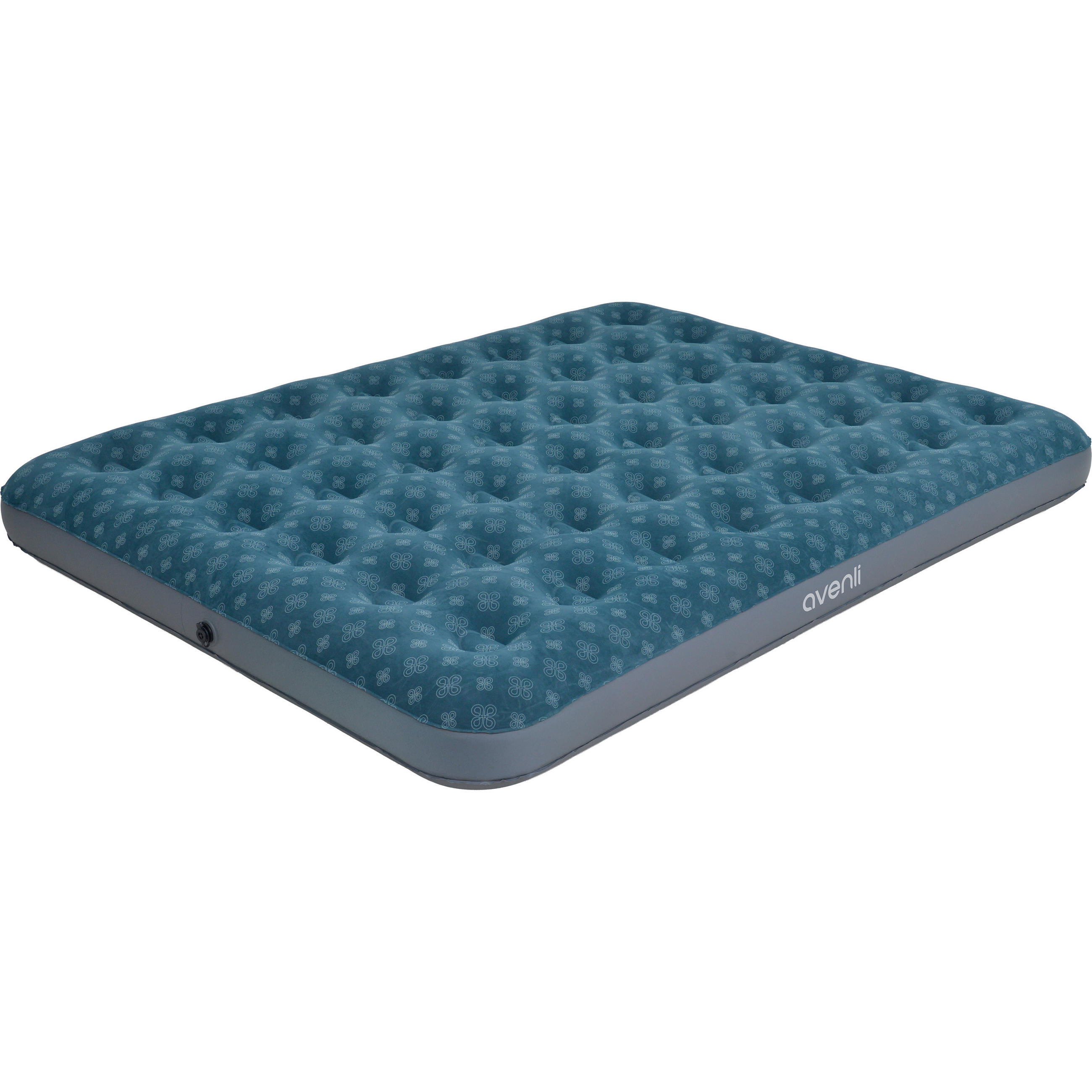 LUFTBETT Luftmatratze Camping 2 Personen 203x152x22 cm grün - Türkis, Kunststoff (152/203cm) - Avenli