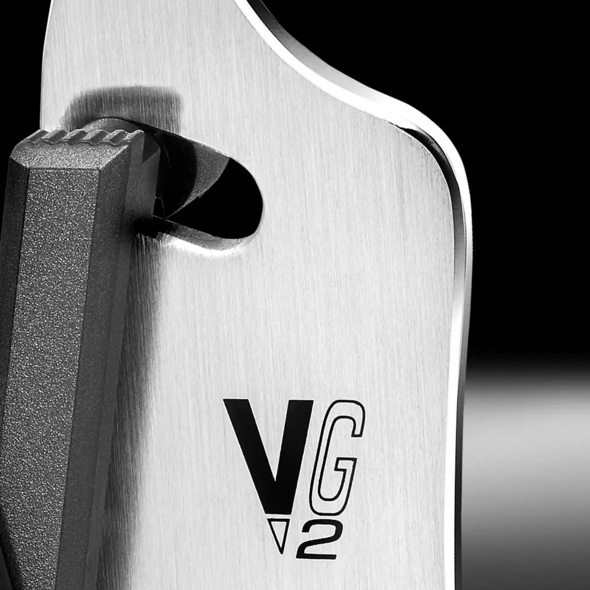 MESSERSCHÄRFER VG2 Professional Edelstahl - Silberfarben, Metall - Vulkanus