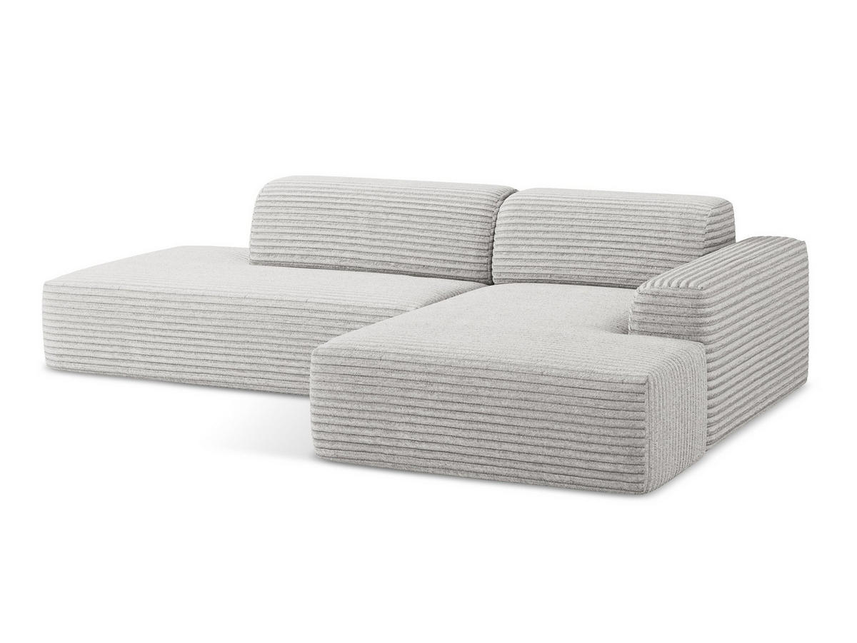 ECKSOFA Links Kunstleder Braun - Schwarz/Mokka, Holzwerkstoff/Kunststoff (191/175cm) - Makamii