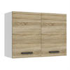HÄNGESCHRANK SG 80 cm, mit 2 Türen, Sonoma-Eiche - Eiche San Remo, Holz (80/58/29.6cm) - B BELINI GROUP