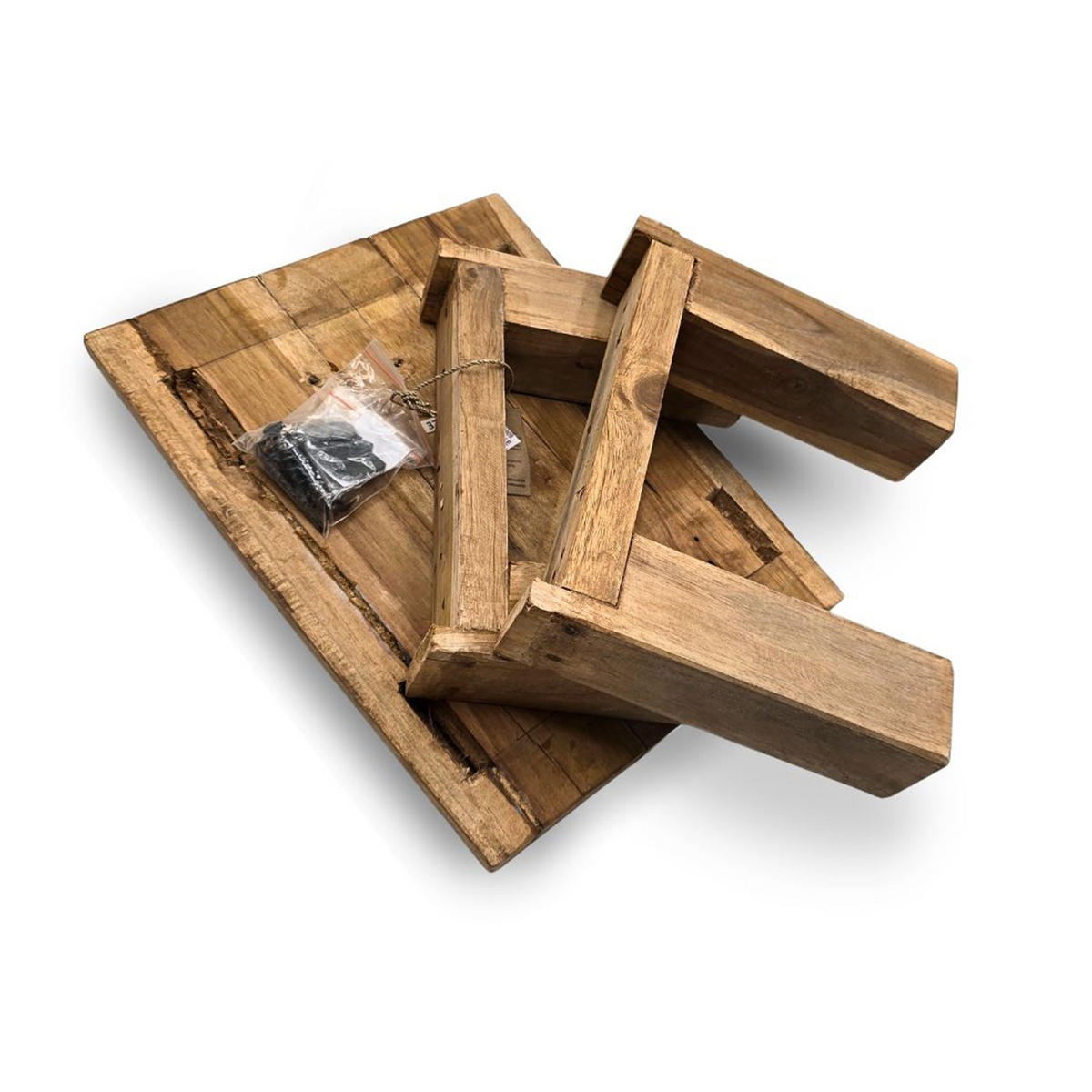 BEISTELLTISCH Grain 40 Massivholz Natur - Naturfarben, Holz (32/40/25cm) - DESIGN DELIGHTS