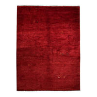 TEPPICH Gabbeh Rot 234/175 cm Schurwolle - Rot, Textil (175/234cm) - Looma