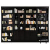 BÜCHERWAND - Kiefer massiv, Typ G - Braun, Holz (296/223/37cm) - home24