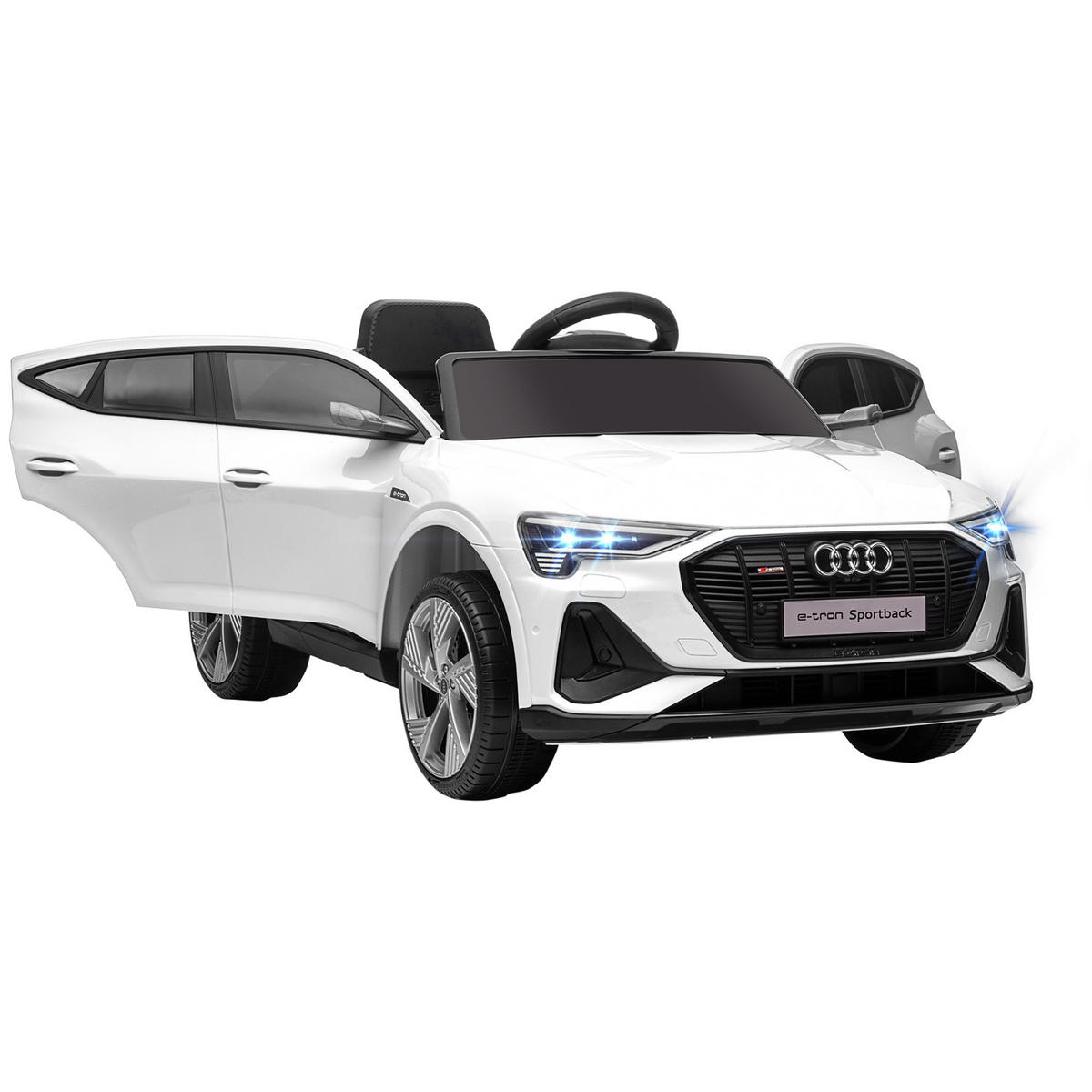 ELEKTRO-KINDERAUTO DE-13004 2,4G Fernbedienung Weiß - Weiß, Kunststoff (108/60/47cm) - ComfortXL