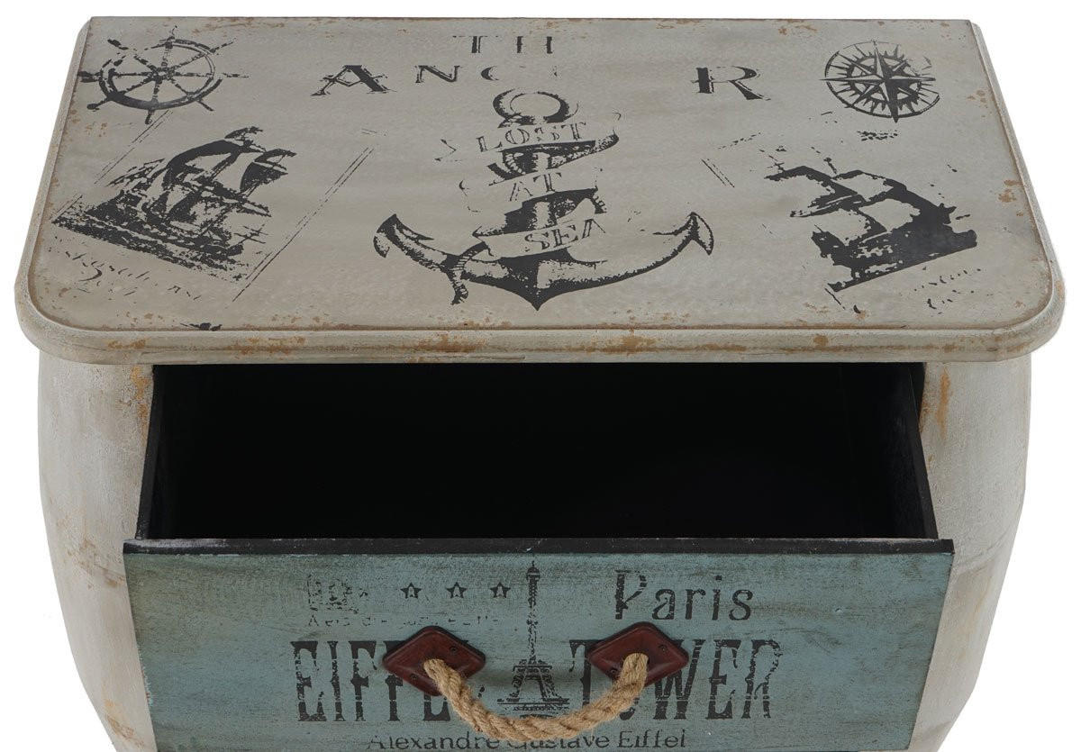 KOMMODE Mehrfarbig - Multicolor, Holz (70/74/36cm) - MCW