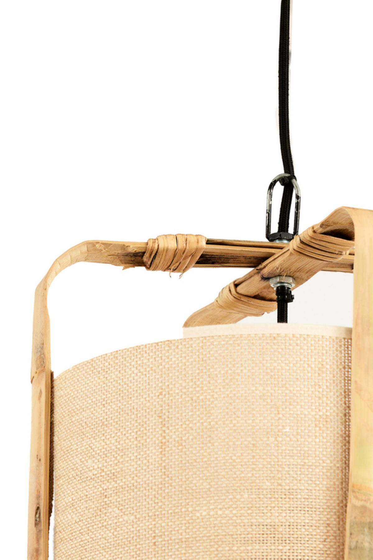 HÄNGELAMPE Sendai Braun Ø27/56 cm - Braun, Holz (27/27/56cm) - Light & Living