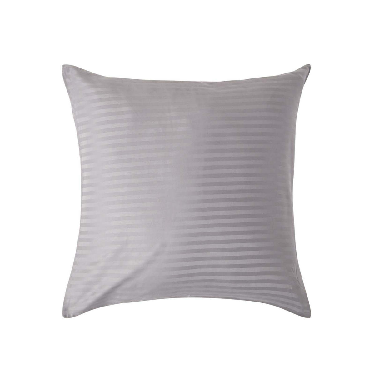 KISSENBEZUG Damast, Ägyptische Baumwolle, Fadendichte 330 - Grau, Textil (60/60cm) - Homescapes