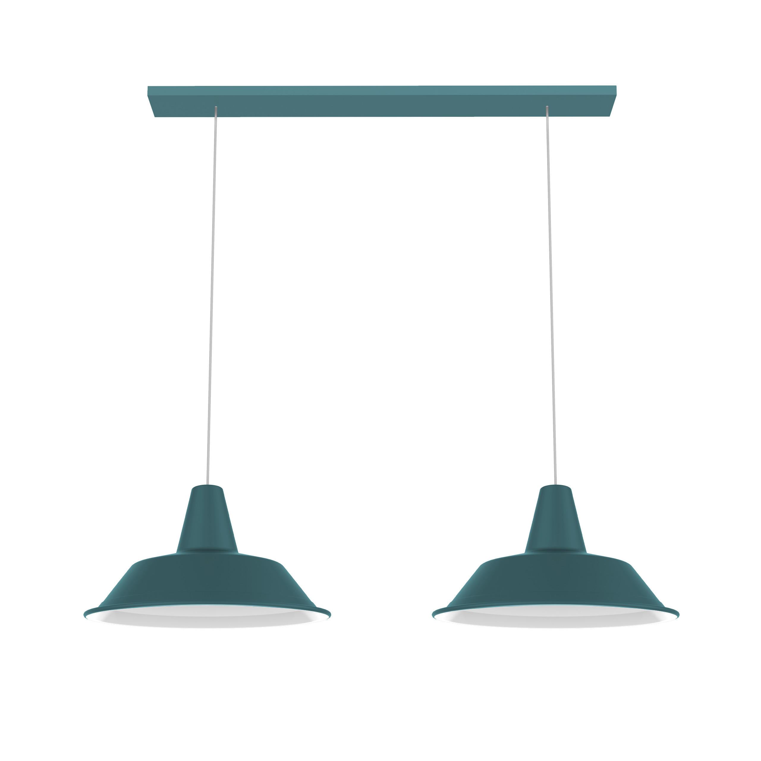 HÄNGELEUCHTE - Blau, Metall (35/70/120cm) - Lumicom