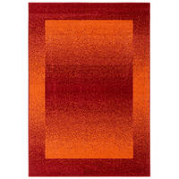 MODERN DESIGNER VELOURS TEPPICH SAMBA - Rostfarben, Textil (140/200cm) - Pergamon