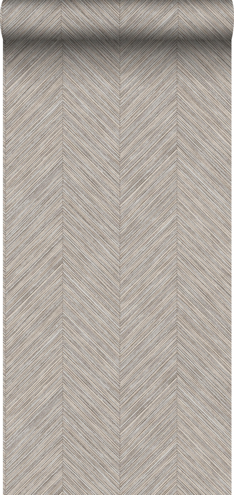 TAPETE Fischgrätmuster 53 cm x 10 m - Beige, Papier (53/1000cm) - Sanders & Sanders