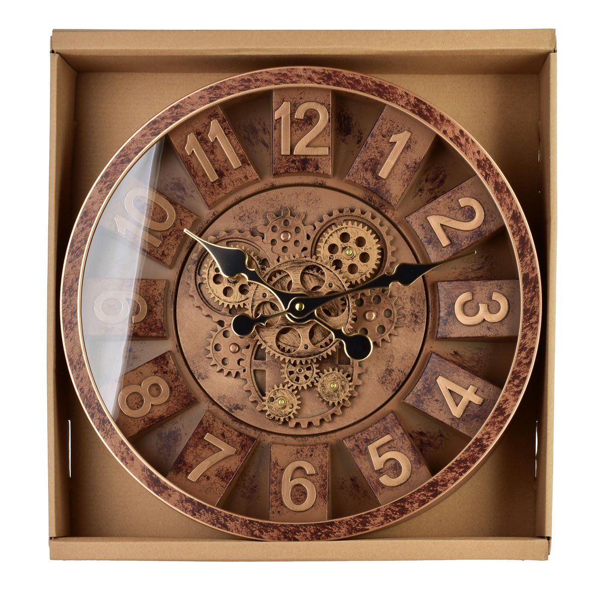 WANDUHR Ramsey Braun 40/7/40 cm Kunstoff - Braun, Kunststoff (40/40/7cm) - Mondex