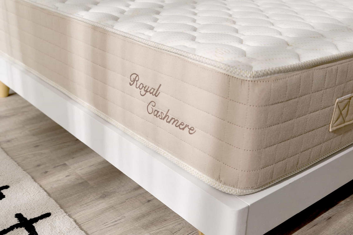 MATRATZE Royal Cashmere, 80x190cm - Beige, Textil (80/190cm) - Moonia
