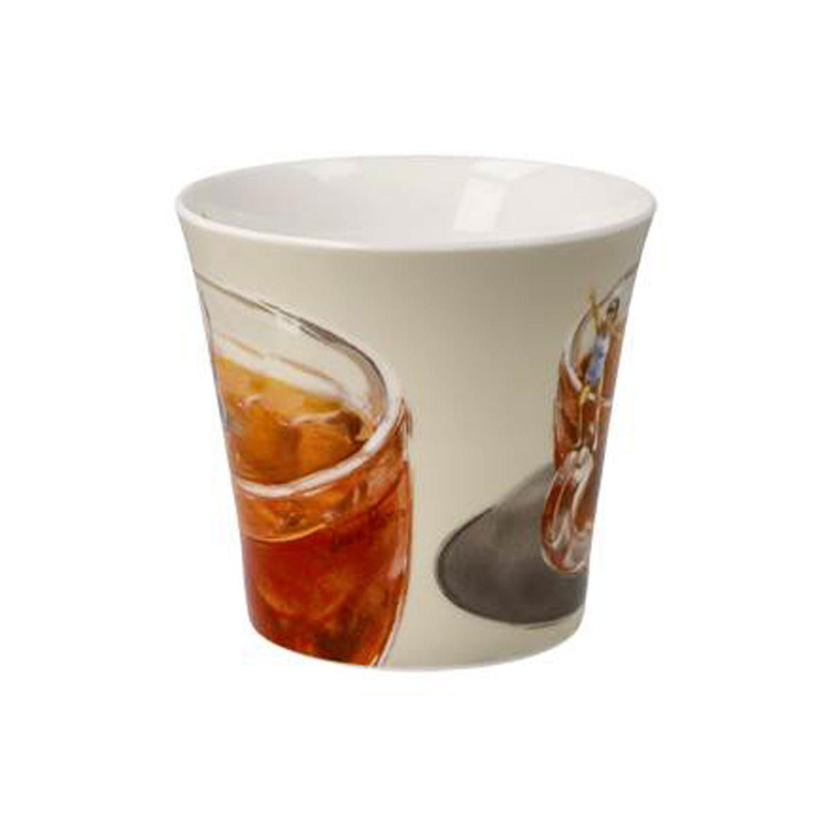 TEETASSE Daria Rosso -Tea Gym, Fine Bone China - Multicolor, Keramik (0.35L) - Goebel