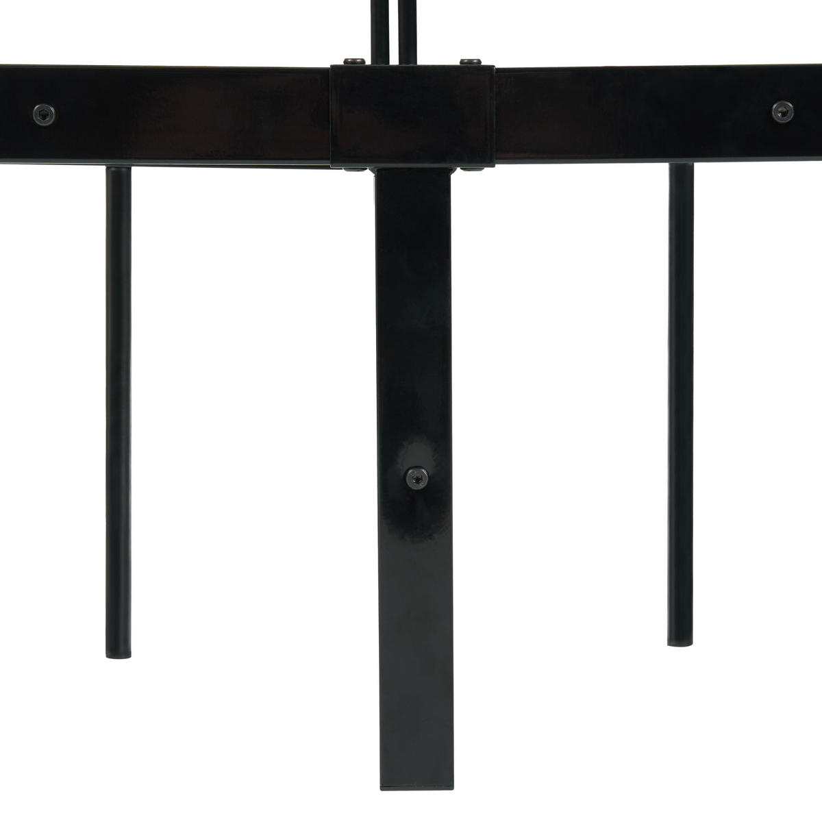 TAGESBETT Metall 90/200 cm Schwarz Arrien - Schwarz, Metall (90/200cm) - Beliani